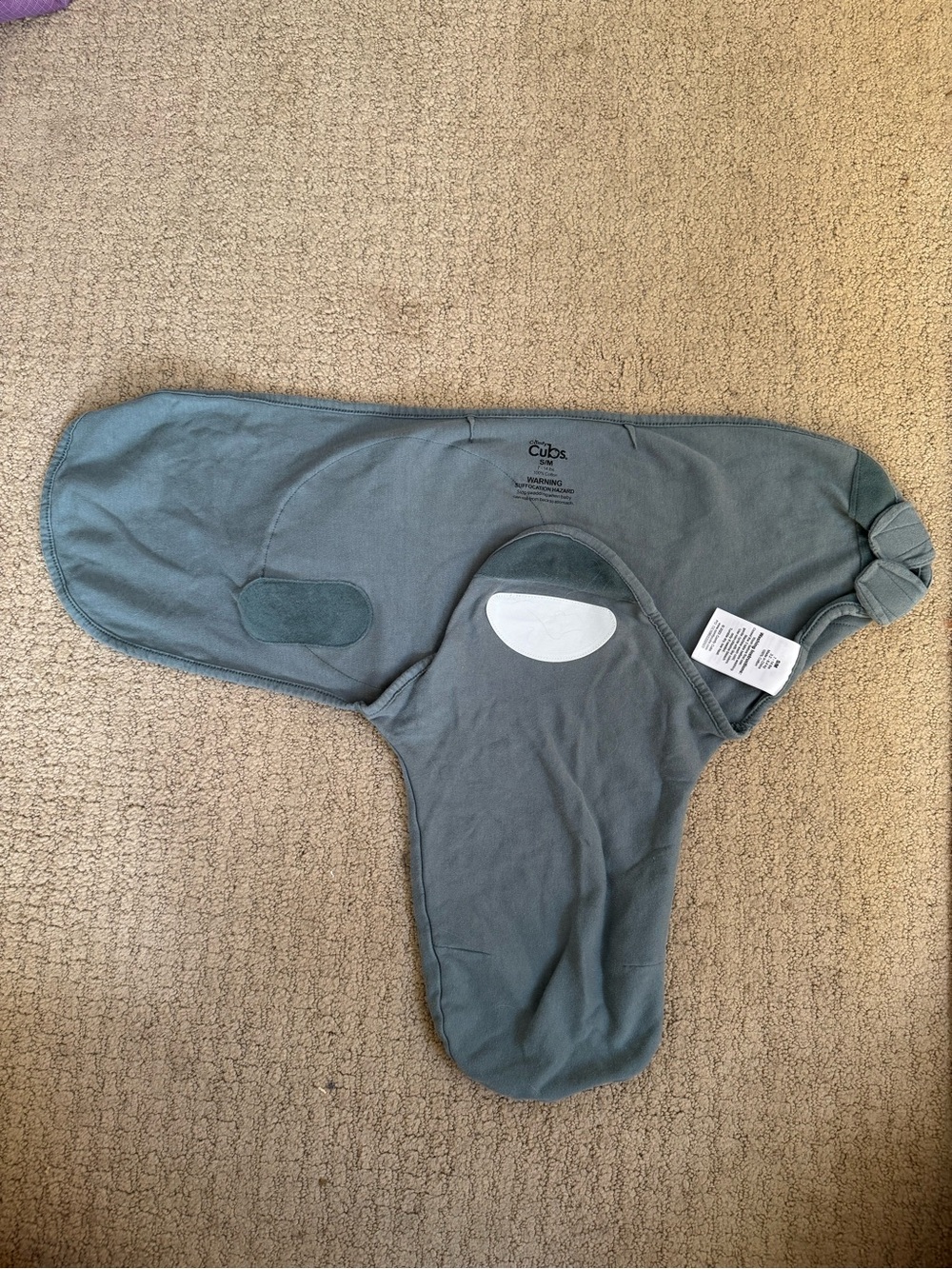 Comfy Cubs Infant Sleep Sack Swaddle - Green Blue color